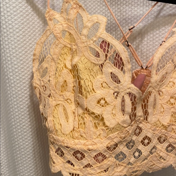Free People FP One Adella Bralette Peach medium - Picture 3 of 9